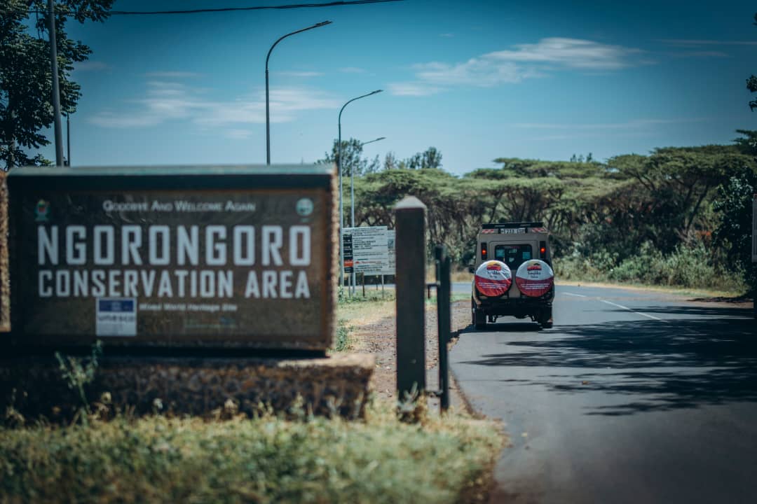Ngorongoro Conservation Area entrance